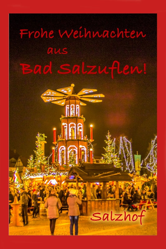 11801 Bad Salzuflen Weihnachtskarte 11,5 x 17 cm