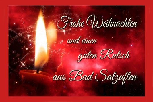 11808 Bad Salzuflen Weihnachtskarte 17 x 11,5 cm