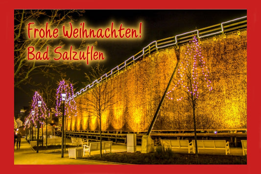 11809 Bad Salzuflen Weihnachtskarte 17 x 11,5 cm