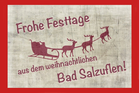 11810 Bad Salzuflen Weihnachtskarte 17 x 11,5 cm