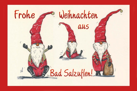 11812 Bad Salzuflen Weihnachtskarte 17 x 11,5 cm