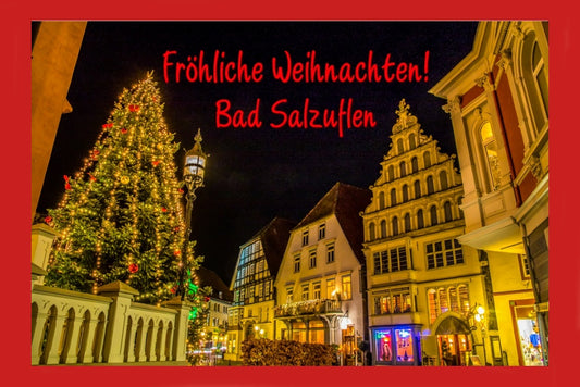 11817 Bad Salzuflen Weihnachtskarte 17 x 11,5 cm