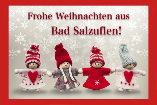 11821 Bad Salzuflen Weihnachtskarte 17 x 11,5 cm
