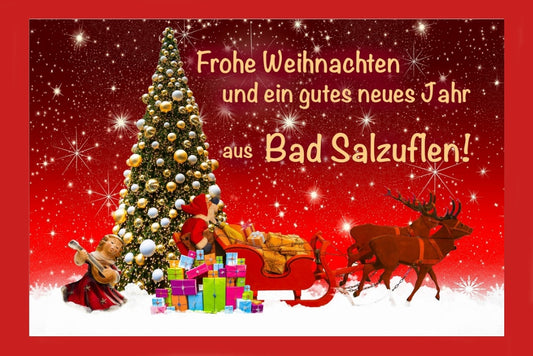 11822 Bad Salzuflen Weihnachtskarte 17 x 11,5 cm