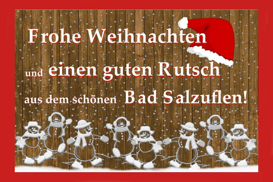 11827 Bad Salzuflen Weihnachtskarte 17 x 11,5 cm