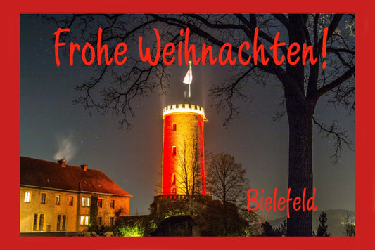 12803 Bielefeld Weihnachtskarte 17 x 11,5 cm