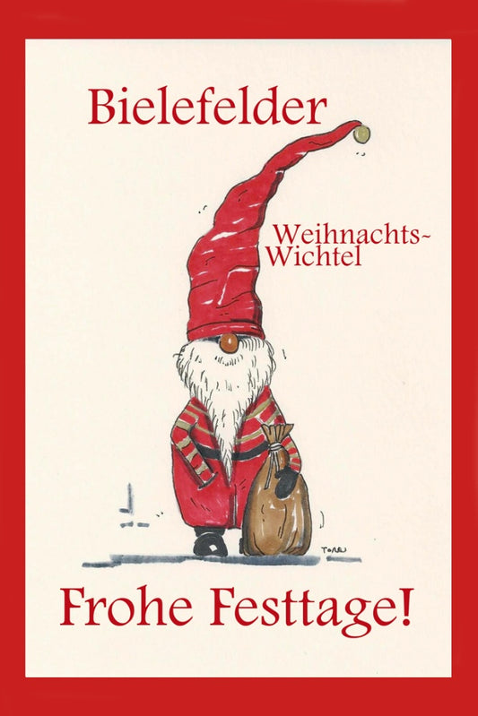 12810 Bielefeld Weihnachtskarte 11,5 x 17 cm