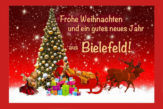 12813 Bielefeld Weihnachtskarte 17 x 11,5 cm