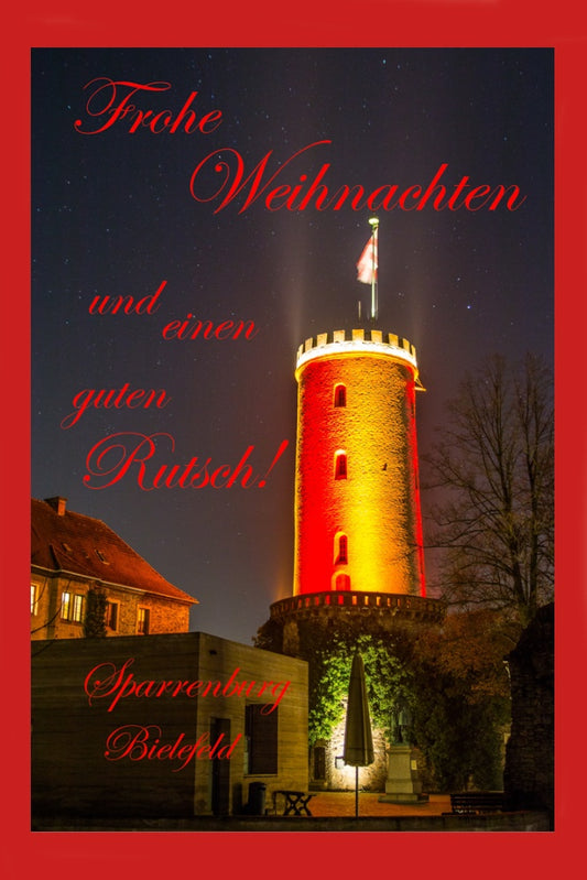 12814 Bielefeld Weihnachtskarte 11,5 x 17 cm