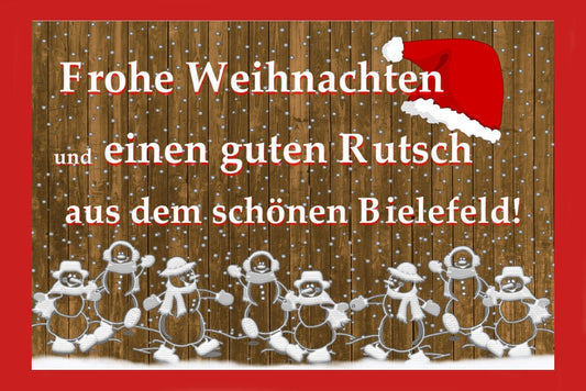 12815 Bielefeld Weihnachtskarte 17 x 11,5 cm