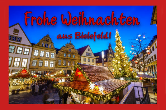 12817 Bielefeld Weihnachtskarte 17 x 11,5 cm
