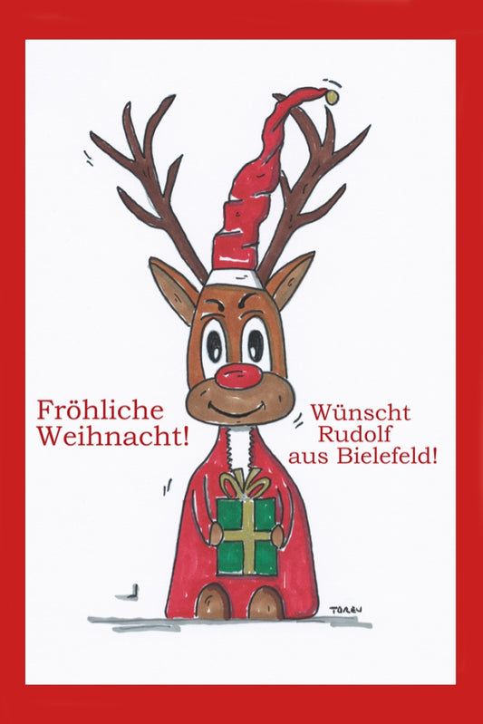 12818 Bielefeld Weihnachtskarte 11,5 x 17 cm