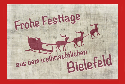 12829 Bielefeld Weihnachtskarte 17 x 11,5 cm