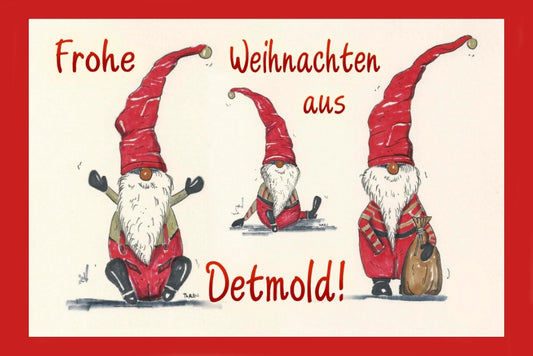 13812 Detmold Weihnachtskarte 17 x 11,5 cm