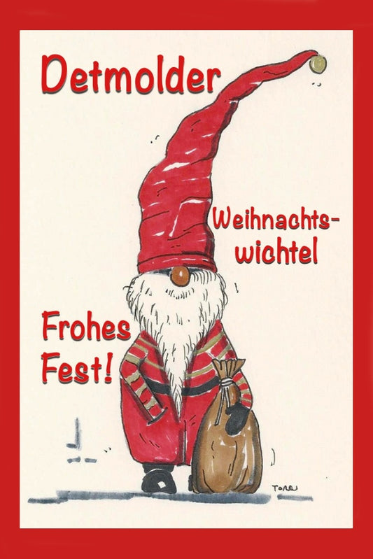 13818 Detmold Weihnachtskarte 11,5 x 17 cm