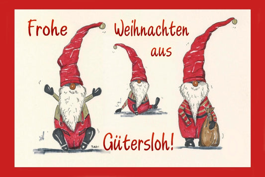 15812 Gütersloh Weihnachtskarte 17 x 11,5 cm