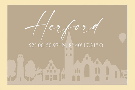 17043 Herford Grußkarte 17 x 11,5 cm