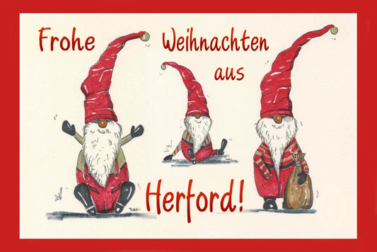 17812 Herford Weihnachtskarte 17 x 11,5 cm