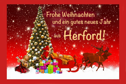 17822 Herford Weihnachtskarte 17 x 11,5 cm