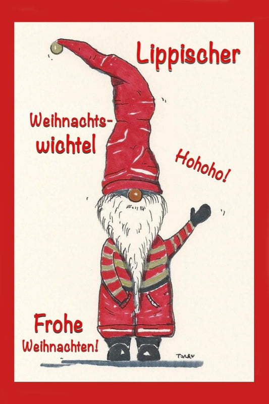 18826 Lippe Weihnachtskarte 11,5 x 17 cm