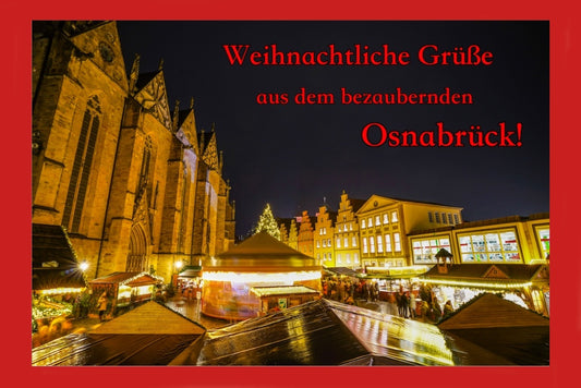 20821 Osnabrück Weihnachtskarte 17 x11,5 cm