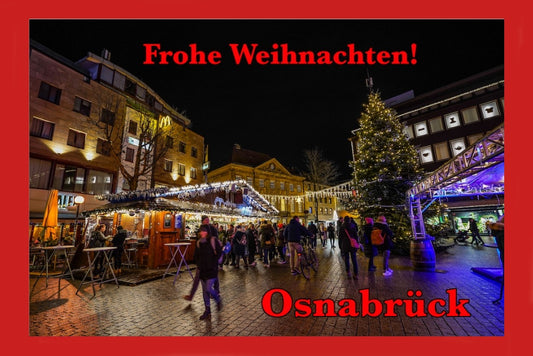 20824 Osnabrück Weihnachtskarte 17 x 11,5 cm