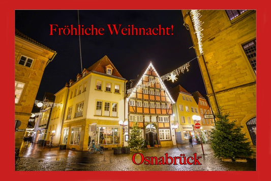 20828 Osnabrück Weihnachtskarte 17 x 11,5 cm