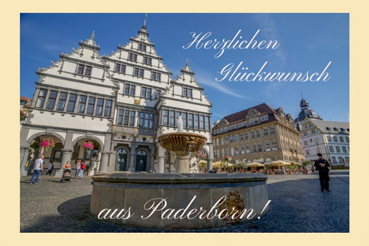 22012 Paderborn Grußkarte 17 x 11,5 cm