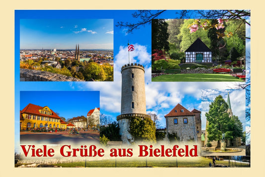 12004 Bielefeld Grußkarte 17 x 11,5 cm