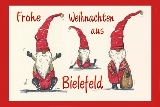 12819 Bielefeld Weihnachtskarte 17 x 11,5 cm