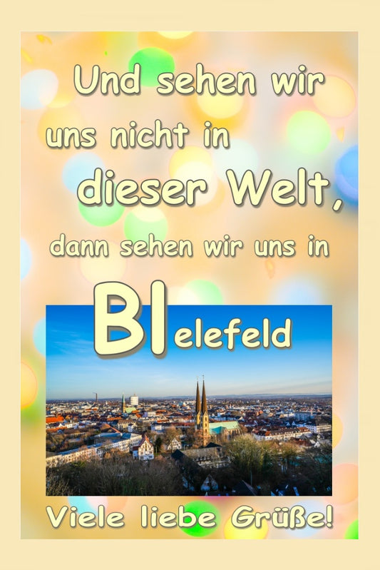 12003 Bielefeld Grußkarte 11,5 x 17 cm