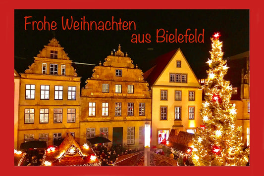12809 Bielefeld Weihnachtskarte 17 x 11,5 cm